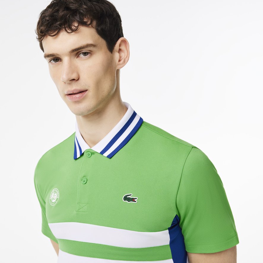 Lacoste x Roland-Garros Men's Performance Polo - Green