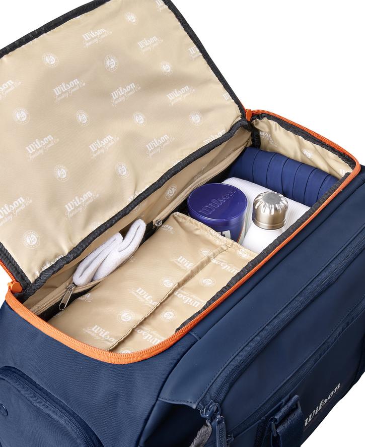 Wilson x Roland-Garros Duffel S Night Racquets bag - Navy blue