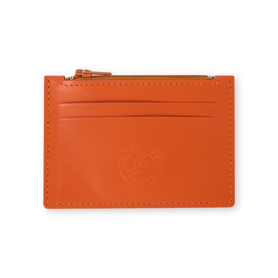 Roland-Garros Leather Card Holder - Brown | Roland-Garros Store