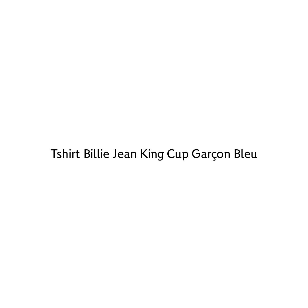 Tshirt Billie Jean King Cup Garçon Roland-Garros Store