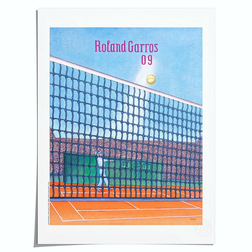 ROLAND GARROS 2012 ポスター（フレーム付） Oneart x Roland-Garros RG 2016 Poster50x70 cm in tub - Clay