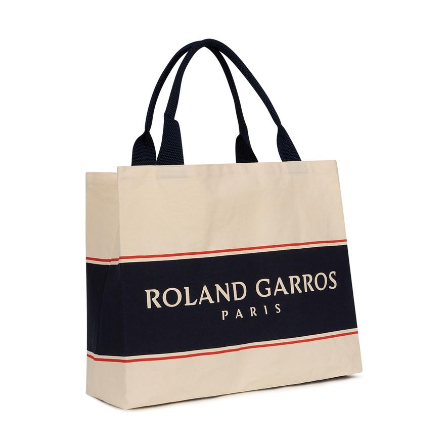 Roland-Garros Heritage shopping bag - Ecru | Roland-Garros Store