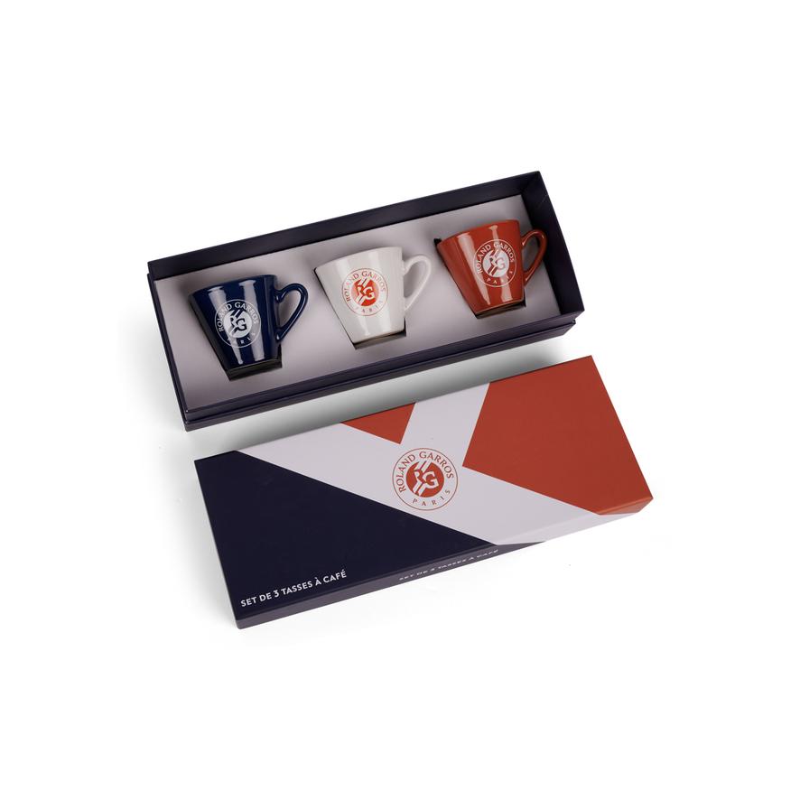 Roland-Garros 3-cup set - Navy blue | Roland-Garros Store
