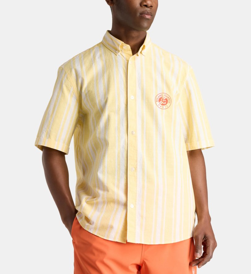 Chemise homme Galeries Lafayette x Roland Garros Jaune Roland Garros Boutique