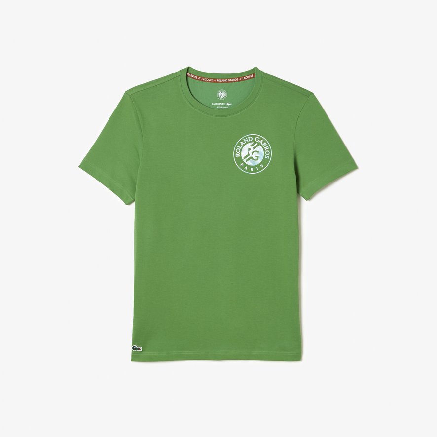 日本全国送料無料商品 | 特集  Roland-Garros for Lacoste Unisex Roland | Tarragon - T-shirt トップス