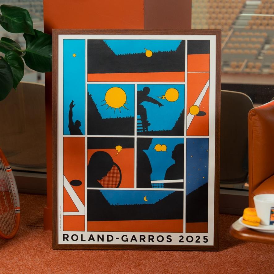 REOL Σポスター Official 2025 tournament poster - Multicolor | Roland-Garros Store