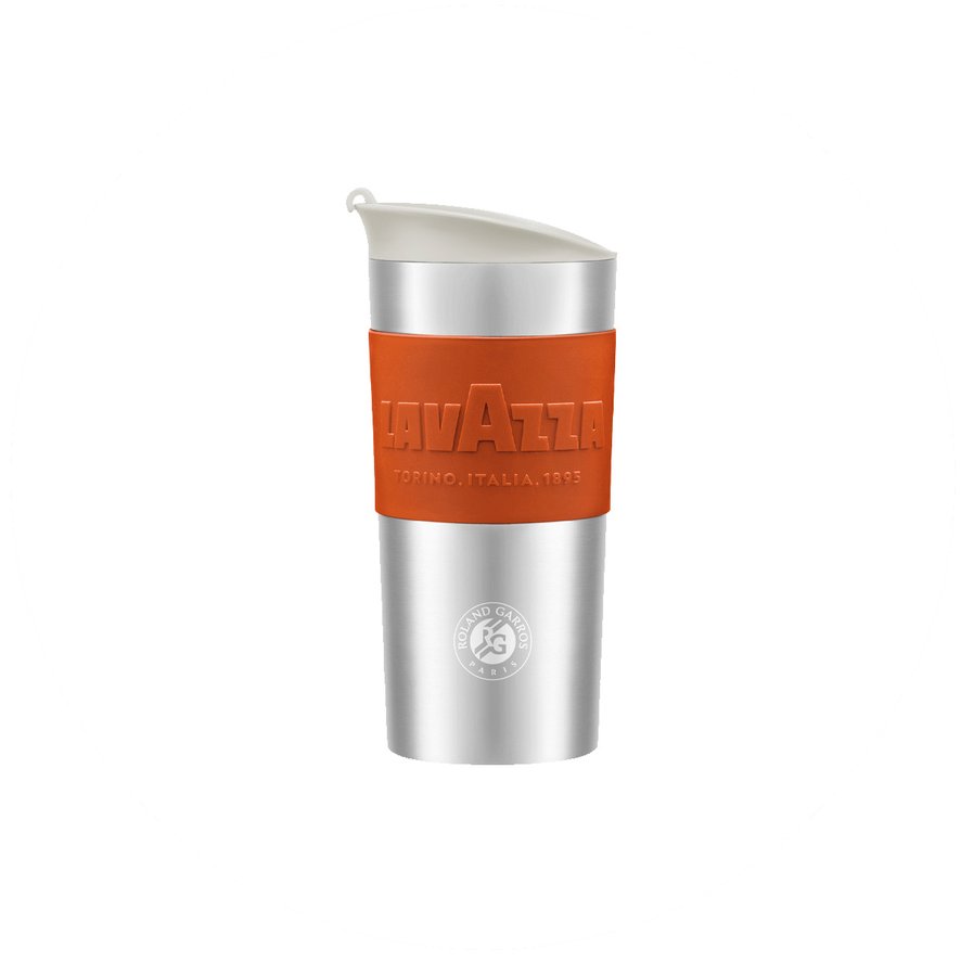 Lavazza x Roland-Garros Travel Mug - Clay & White | Roland-Garros