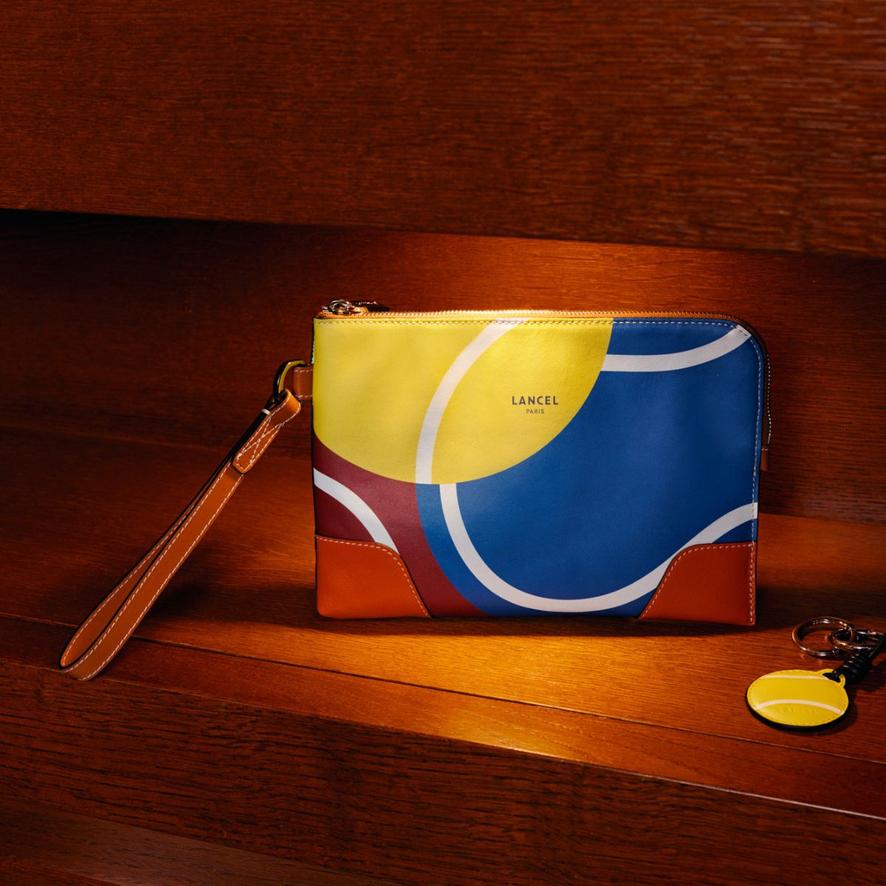 Lancel Paris x Roland-Garros zipped Pouch - Multicolor | Roland