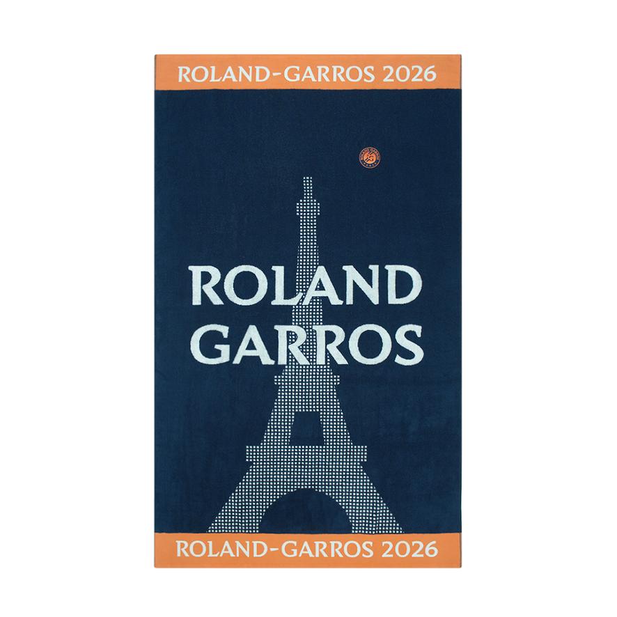 2026 Roland-Garros Player Beach Towel - Navy | Roland-Garros Store