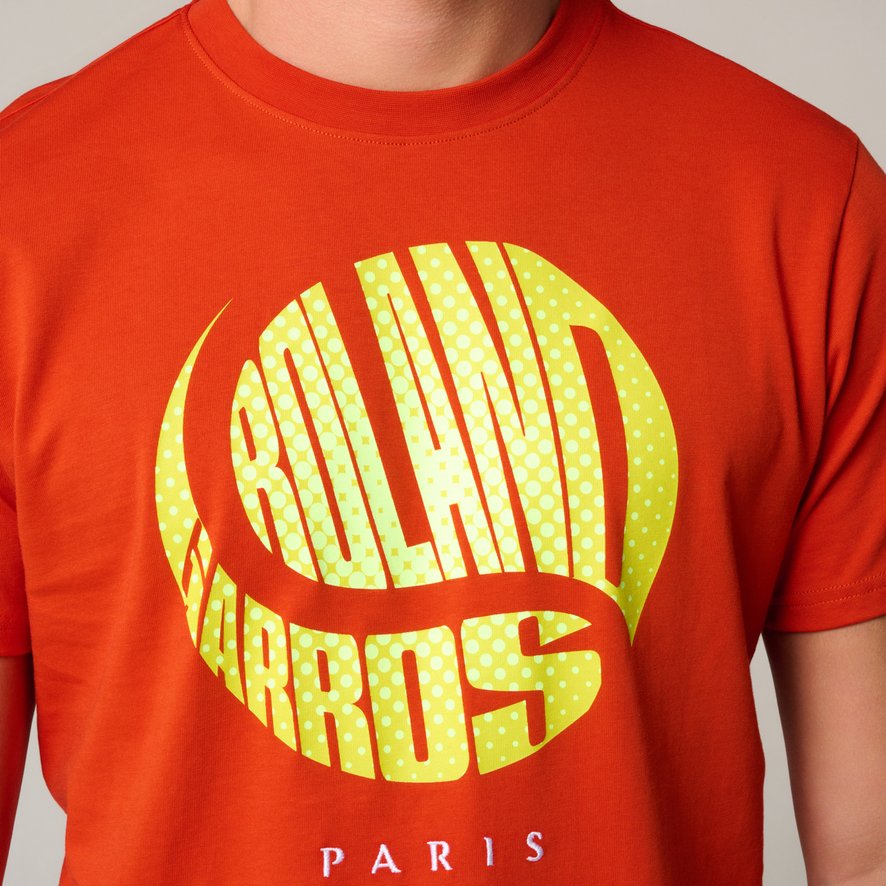 Roland-Garros men's ball t-shirt - Clay | Roland-Garros Store