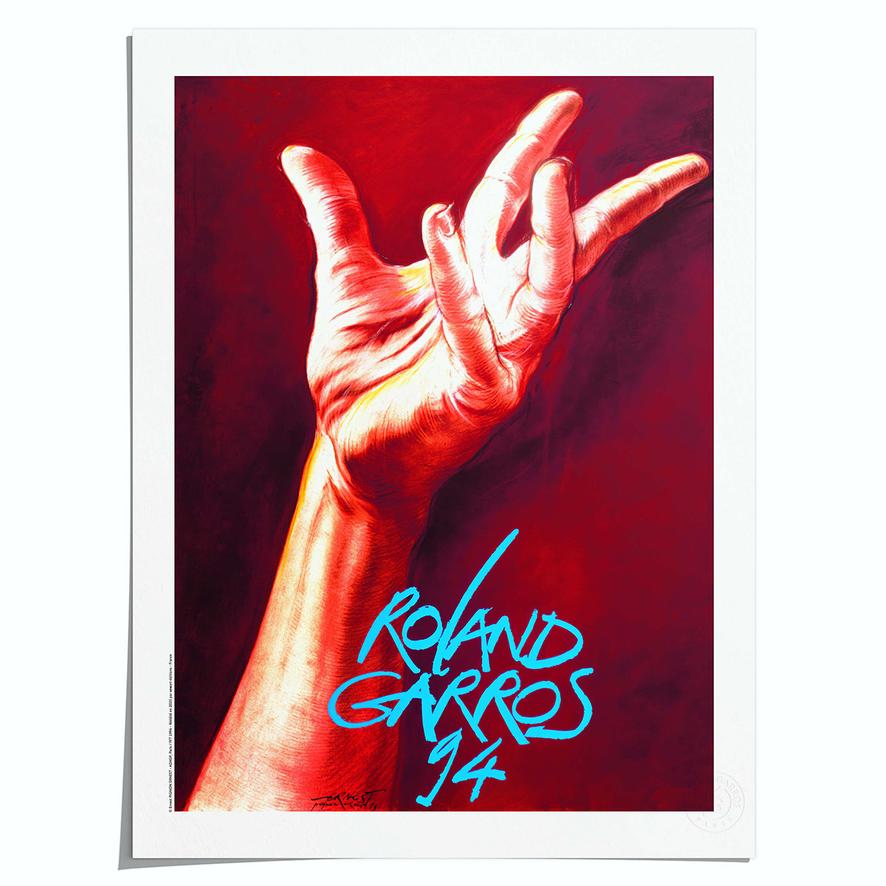 Oneart x Roland-Garros RG 1994 Poster50x70 cm in tub - Clay