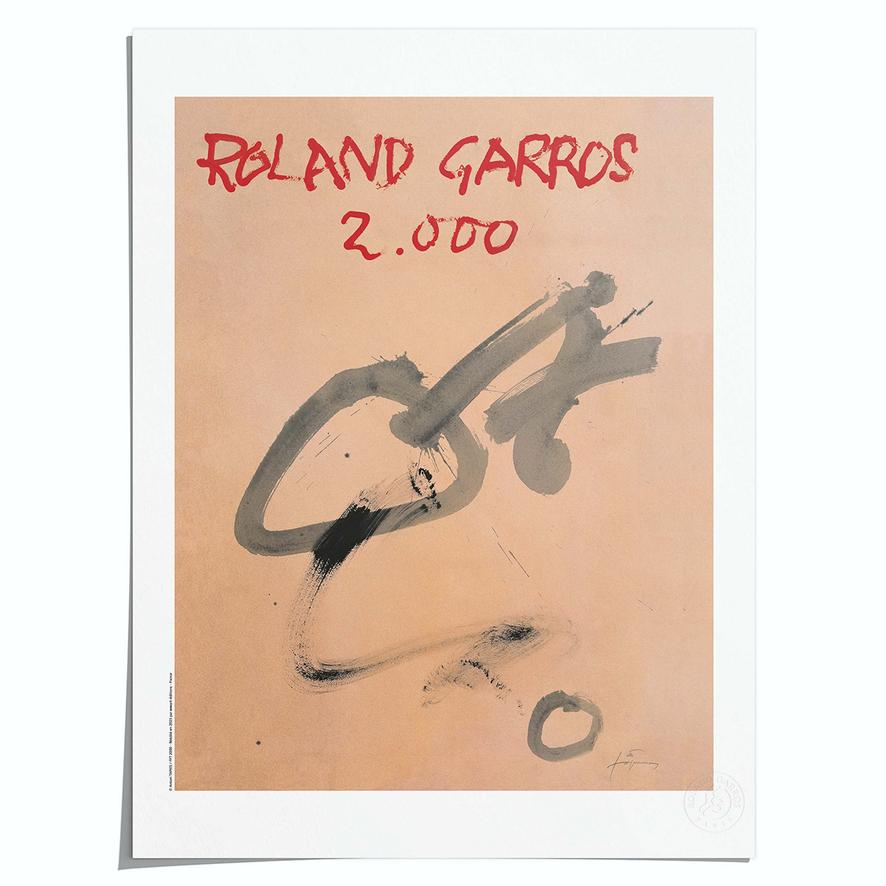 Oneart x Roland-Garros RG 2000 Poster50x70 cm in tub - Clay