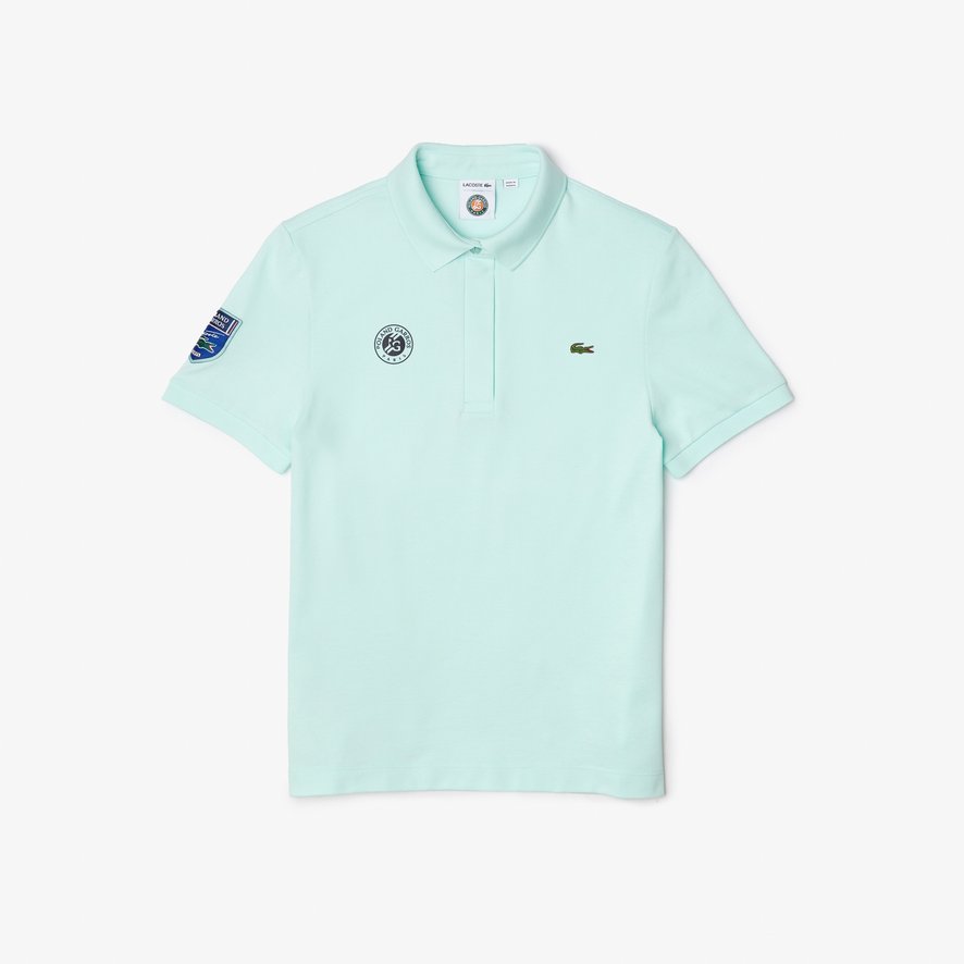 Lacoste for Roland-Garros woman polo shirt - Light green | Roland-Garros  Store