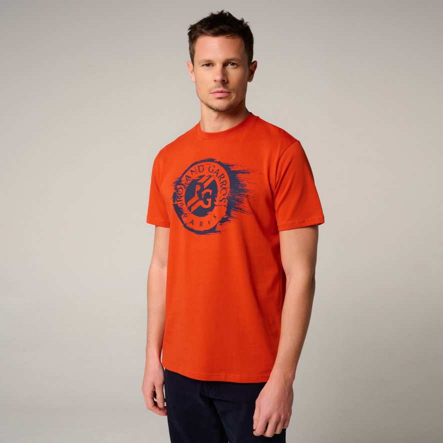 Roland-Garros logo men's t-shirt - Clay | Roland-Garros Store