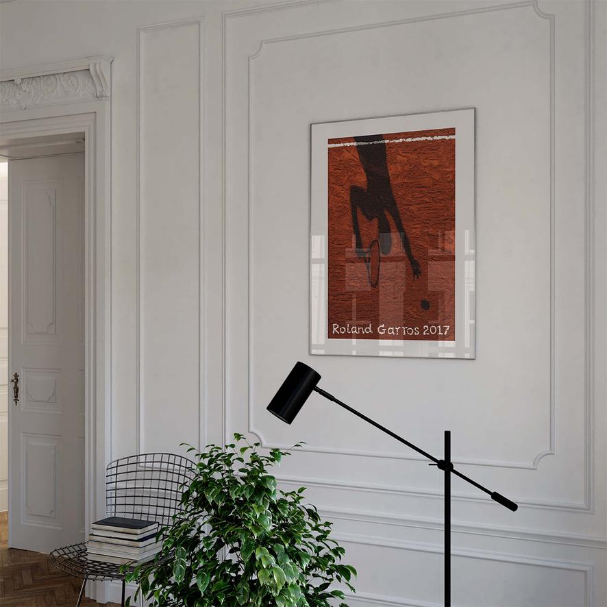 Affiche Roland Garros 2017 - Vik Muniz - Affiches Françaises