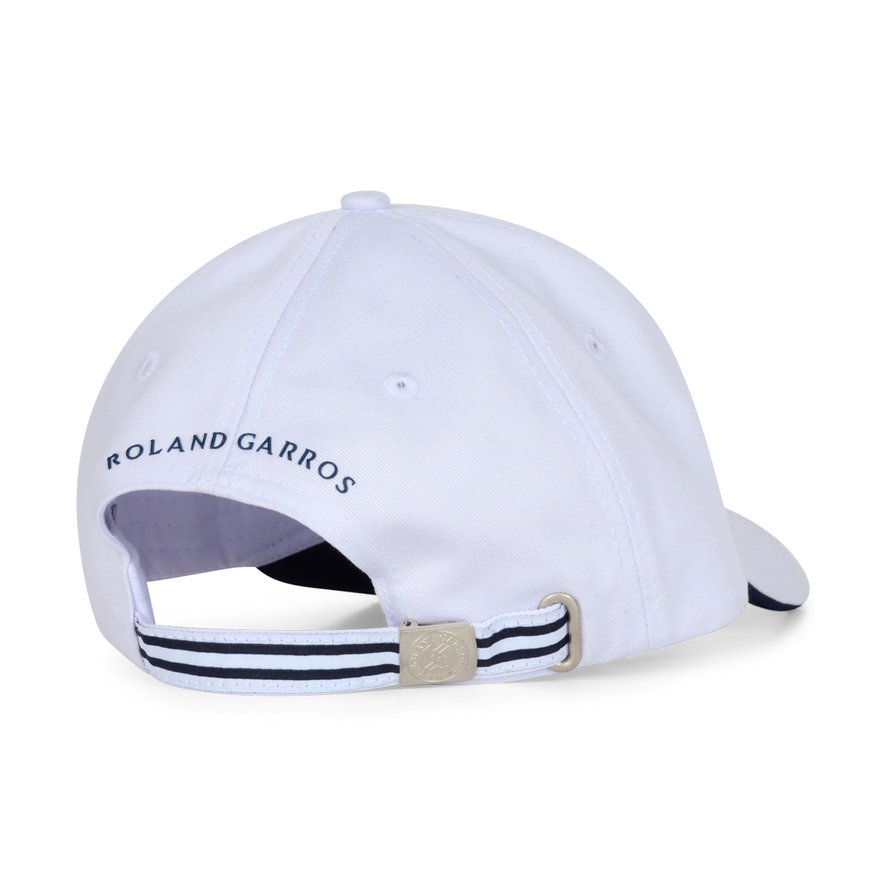 Roland-Garros Unisex Monochrome Logo Cap - White | Roland-Garros Store