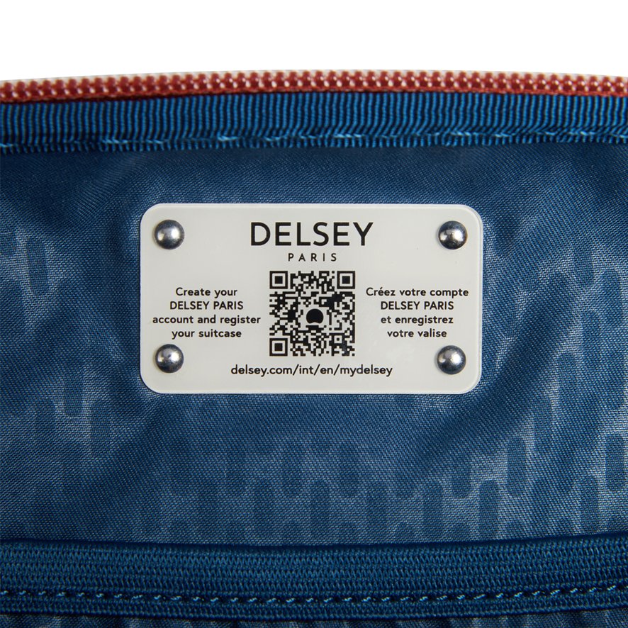Delsey x Roland-Garros Slim 55 cm suitcase - Clay