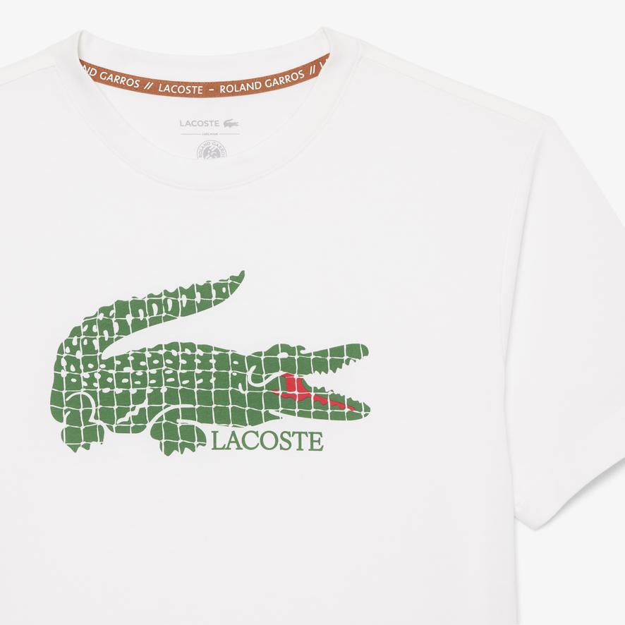 Lacoste x Roland-Garros Performance men T-Shirt - White | Roland