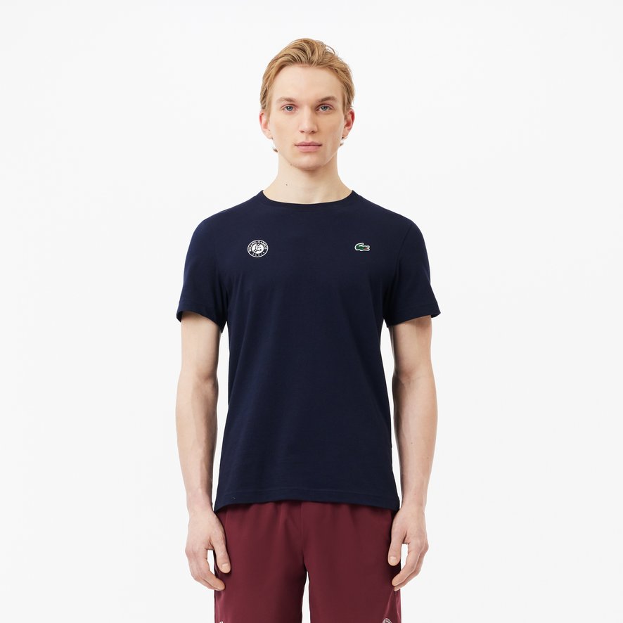 hirotasLACOSTE 「ROLAND GARROS」 Women's Roland-Garros Edition Relaxed Fit Cotton T-Shirt - T