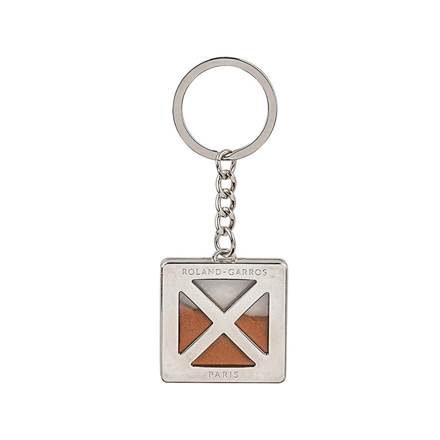 Roland-Garros Saint Andrew's Cross Keychain - Clay Court | Roland