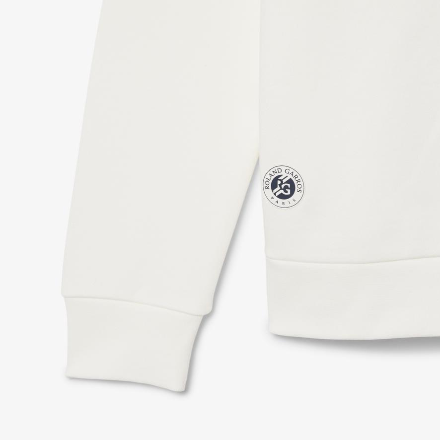 Lacoste x Roland-Garros Club Unisex Sweatshirt - Ecru | Roland