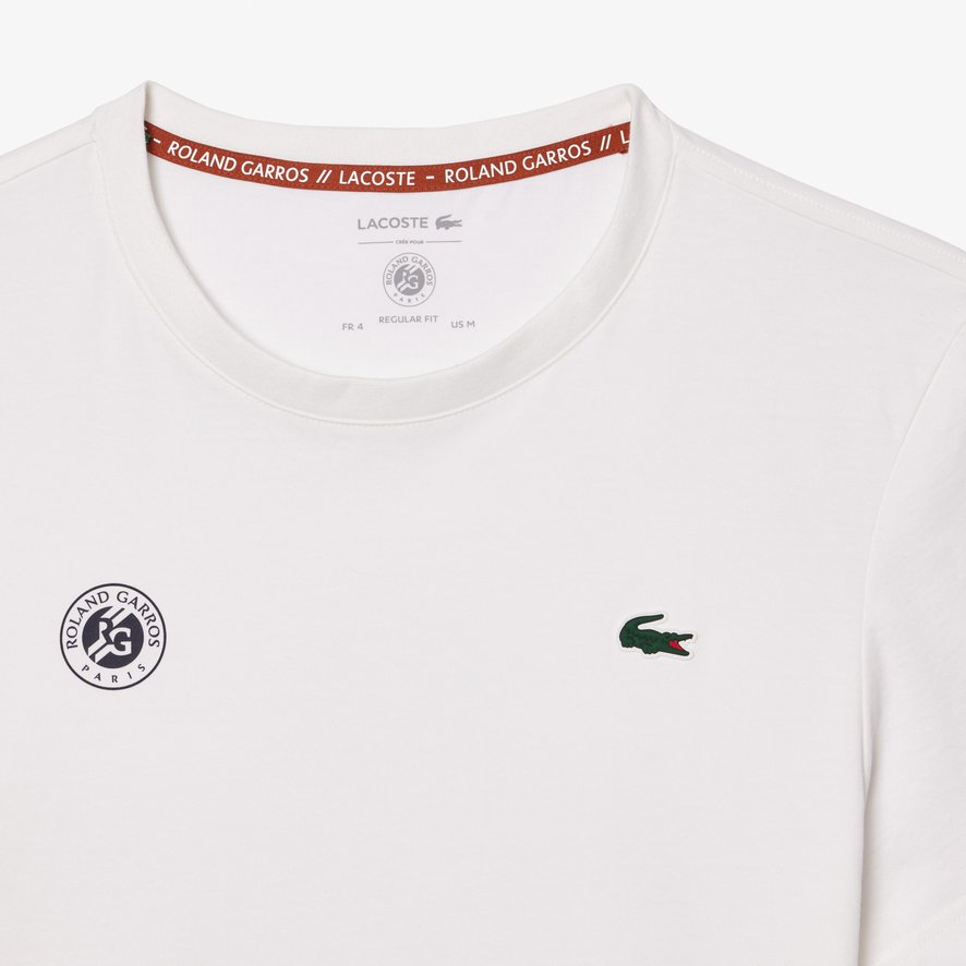 Lacoste x Roland Garros Ultra Dry Sport Edition Man Tennis T shirt Roland Garros Store