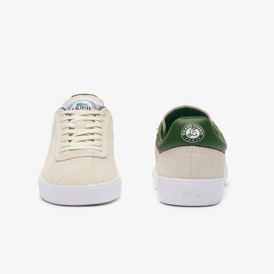Lacoste x Roland Garros Baseshot Women Baskets - White | Roland
