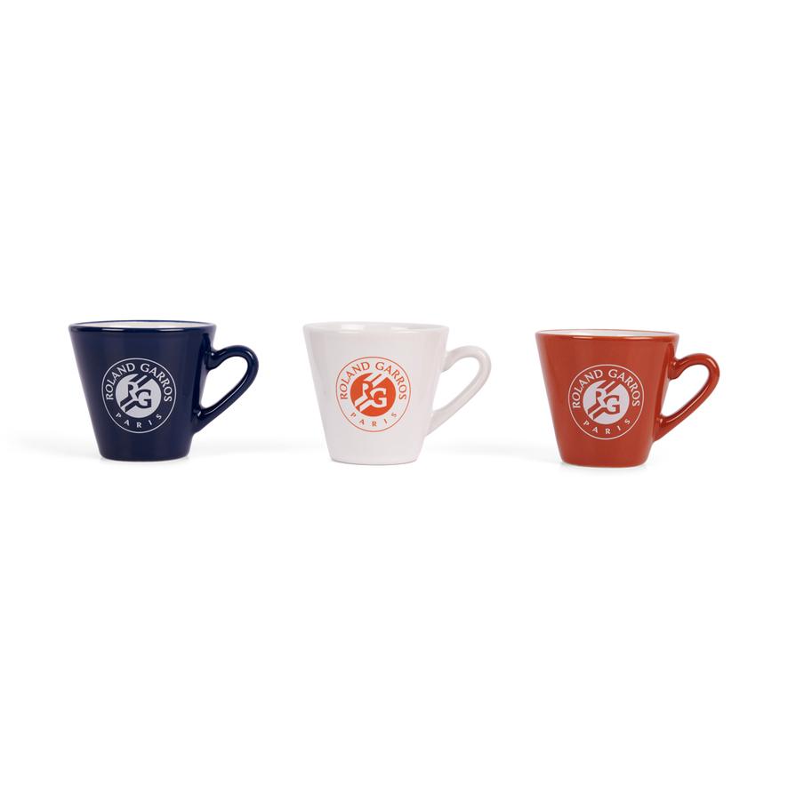 Roland-Garros 3-cup set - Navy blue | Roland-Garros Store
