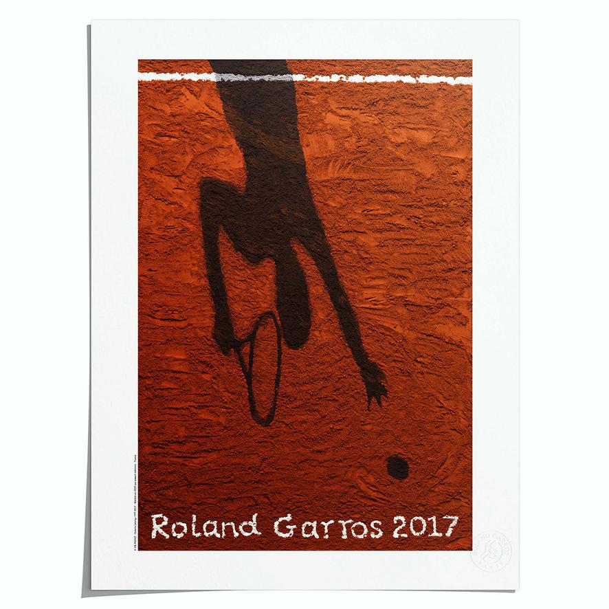 Affiche RG 2017 50x70 cm en tube Oneart x Roland-Garros - Terre