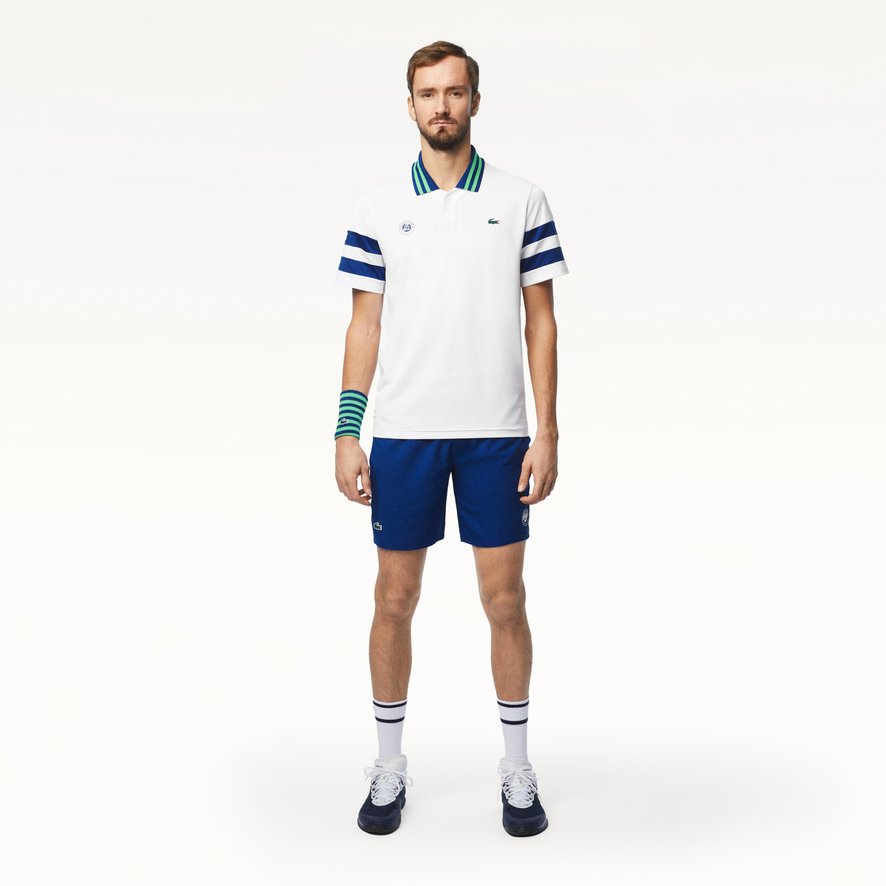 Lacoste x Roland Garros Men s Performance Short Blue Roland Garros Store