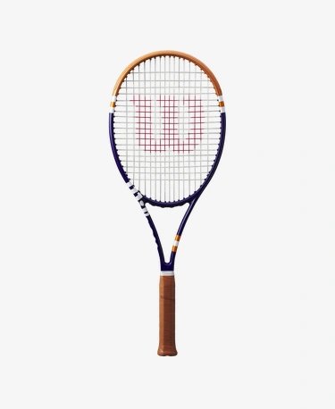 Blade 98 V8 (16x19) Wilson x Roland-Garris tennis racket - Navy
