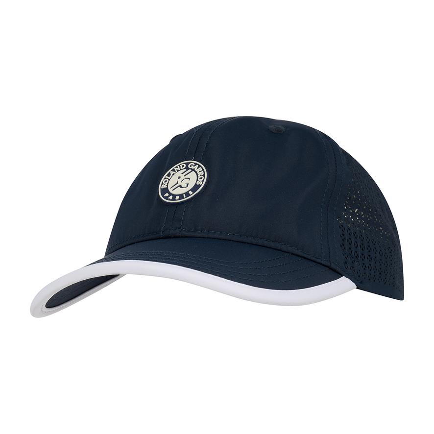 帽子 ALOUND COTTON LOGO CAP NAVY Roland-Garros Microfiber Cap - Navy blue | Roland-Garros Store