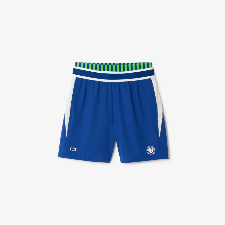 Lacoste x Roland Garros Men s Performance Short Blue Roland Garros Store