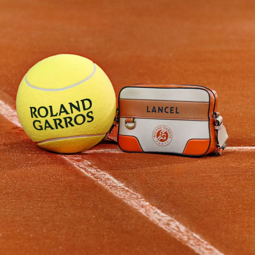 Lancel Paris x Roland-Garros Camera bag - Ecru | Roland-Garros Store