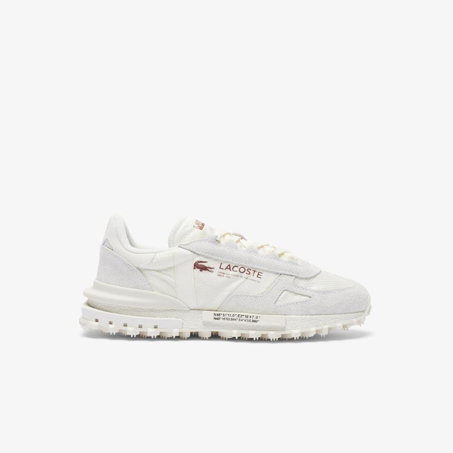 女性が喜ぶ♪ Roland-Garros x Lacoste Elite White - Sneakers Man Active バッグ