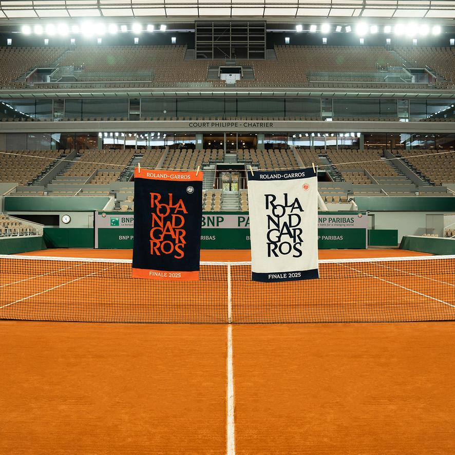 ★新品未使用★ROLAND-GARROS 2025 公式プレイヤーズタオル 2025 Roland-Garros Final Unisex Player Towel - Ecru | Roland