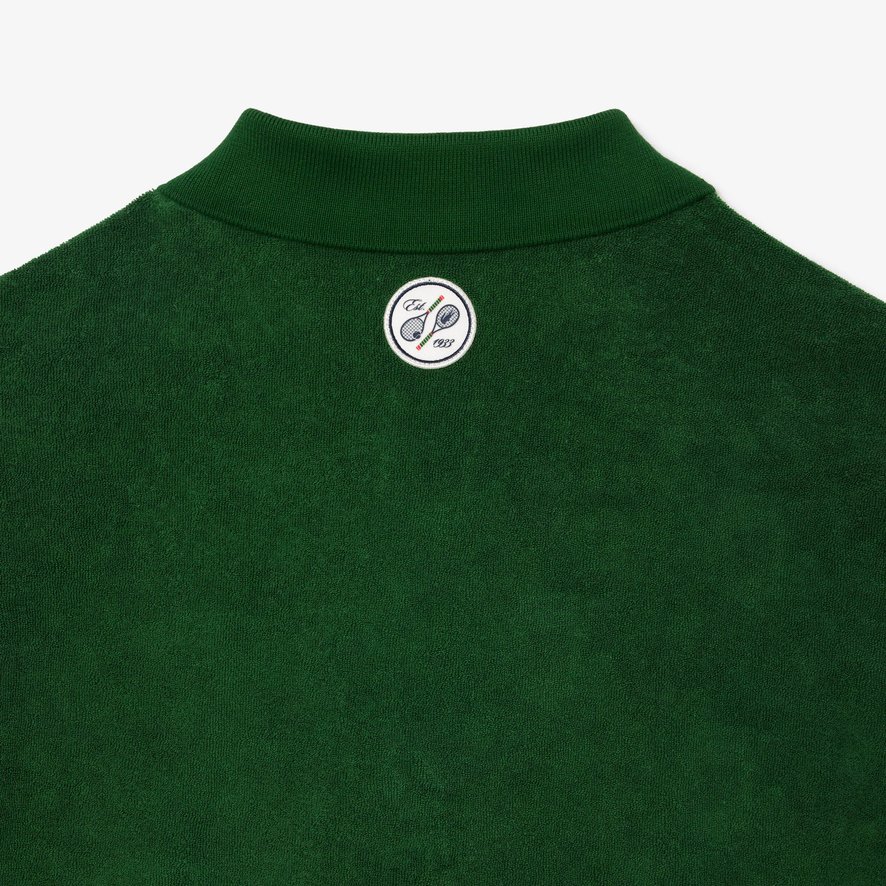 Lacoste x Roland-Garros Edition Unisex Terry Polo Shirt - Green
