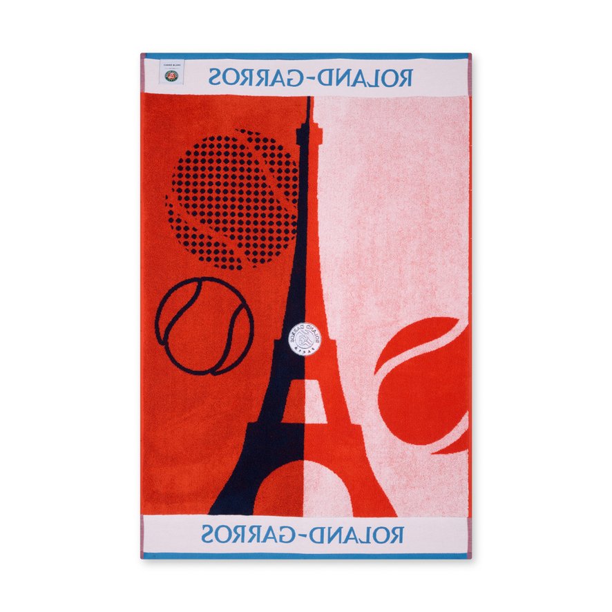 2024 Roland-Garros Eiffel Tower Towel - Clay & Navy | Roland