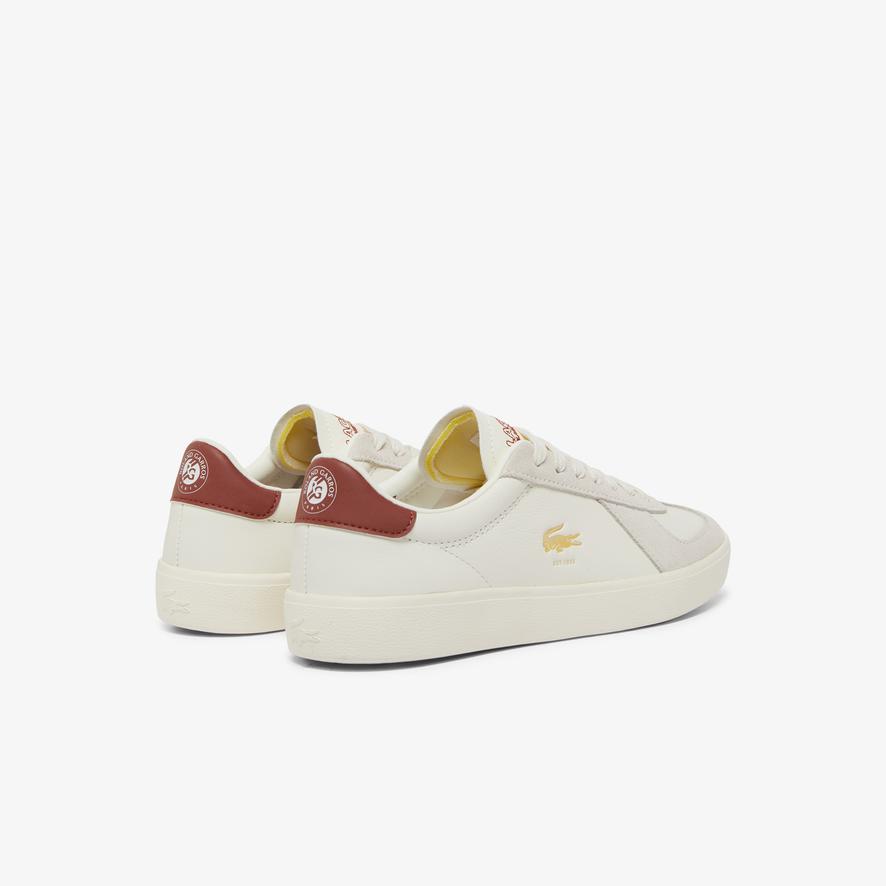 Lacoste x Roland-Garros Baseshot Woman Sneakers - White | Roland