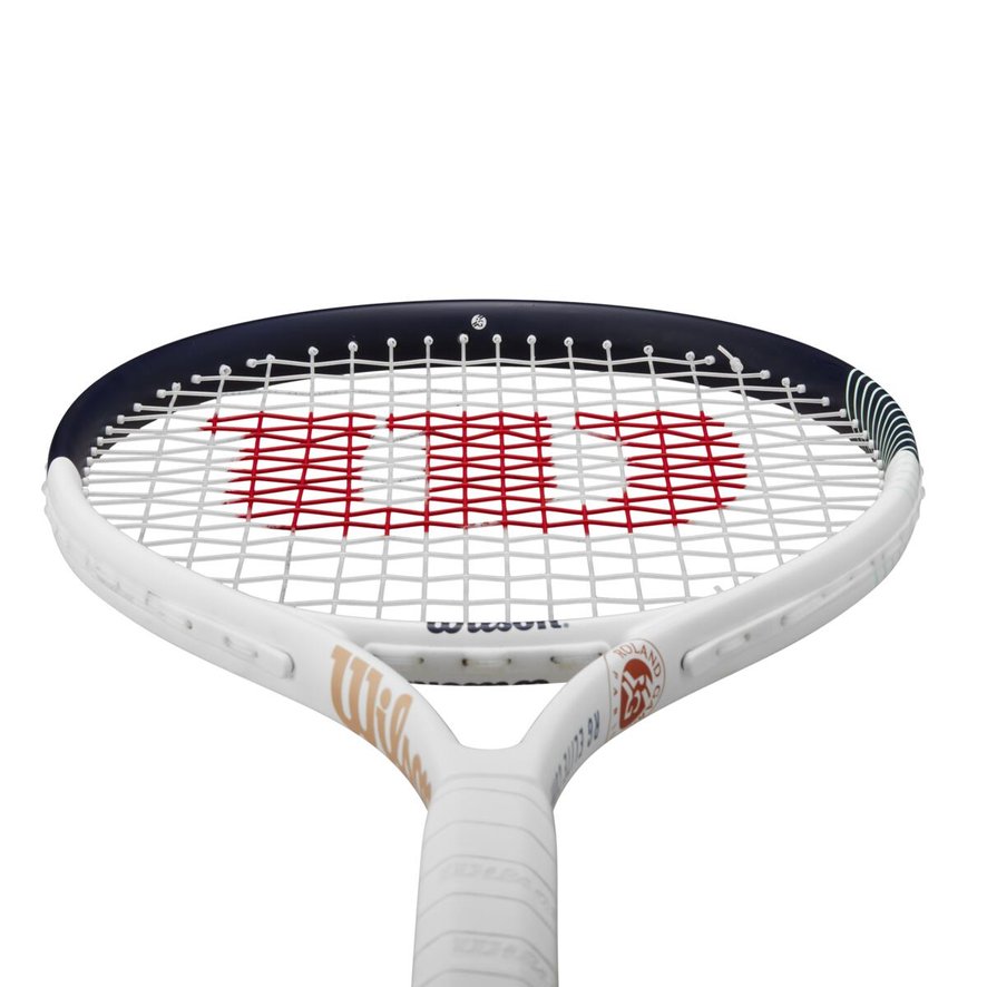 Wilson x Roland-Garros Elite Compet Junior Racquet - White and
