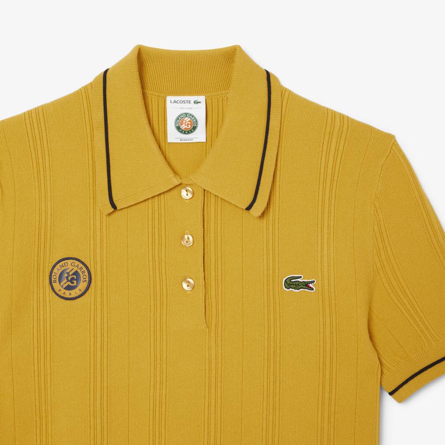 Lacoste x Roland-Garros Umpire Woman Polo shirt - Yellow | Roland