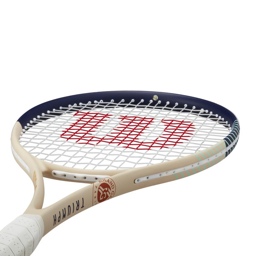 Wilson x Roland-Garros Triumph Racquet - Ecru and Navy