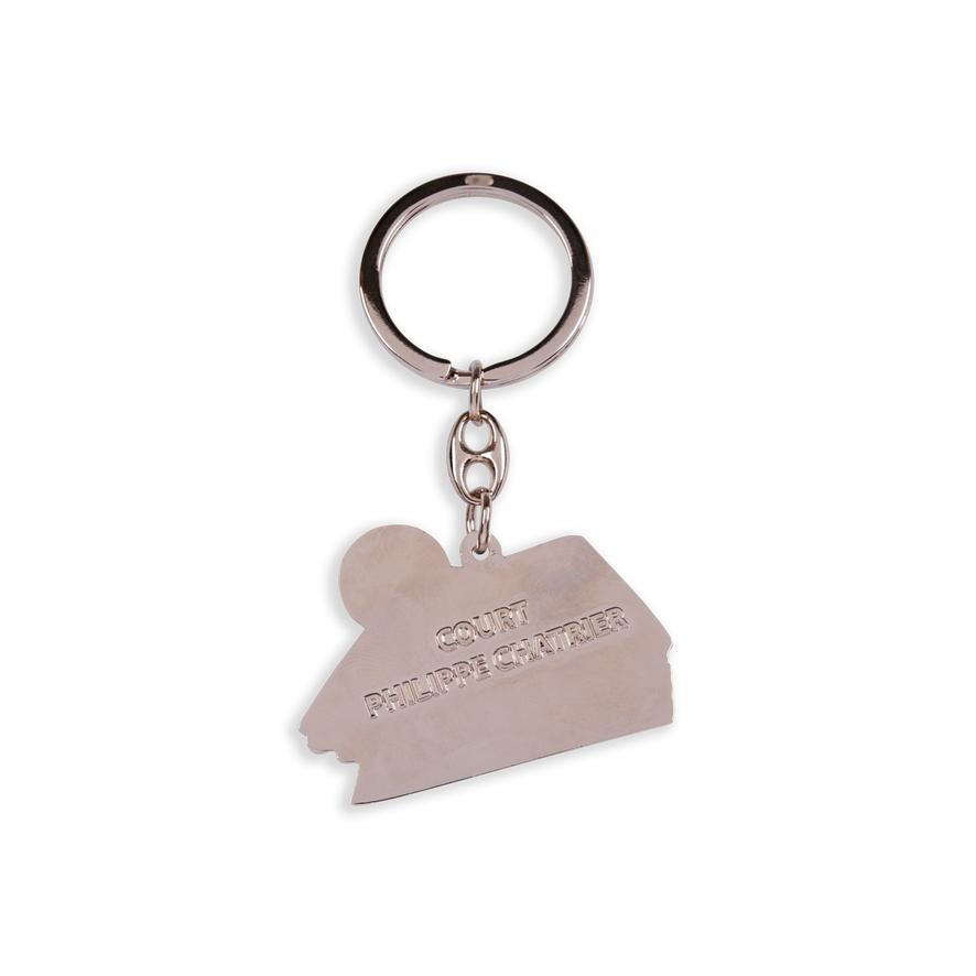 Roland-Garros Chatrier court Key ring - Gray | Roland-Garros Store
