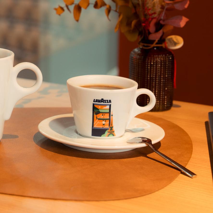 Capuccino set Panama Lavazza x Roland-Garros - Blanc | Roland