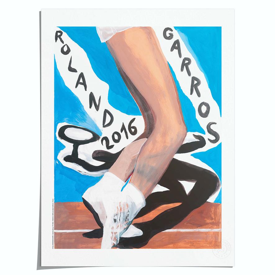 Oneart x Roland-Garros RG 2016 Poster50x70 cm in tub - Clay