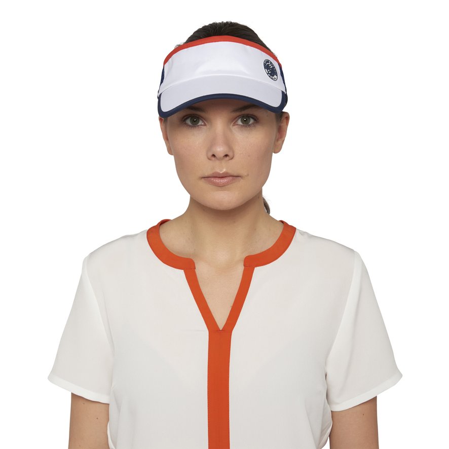 jeg er sulten tabe krater Tennis cap visor Roland-Garros - white | Roland-Garros Store