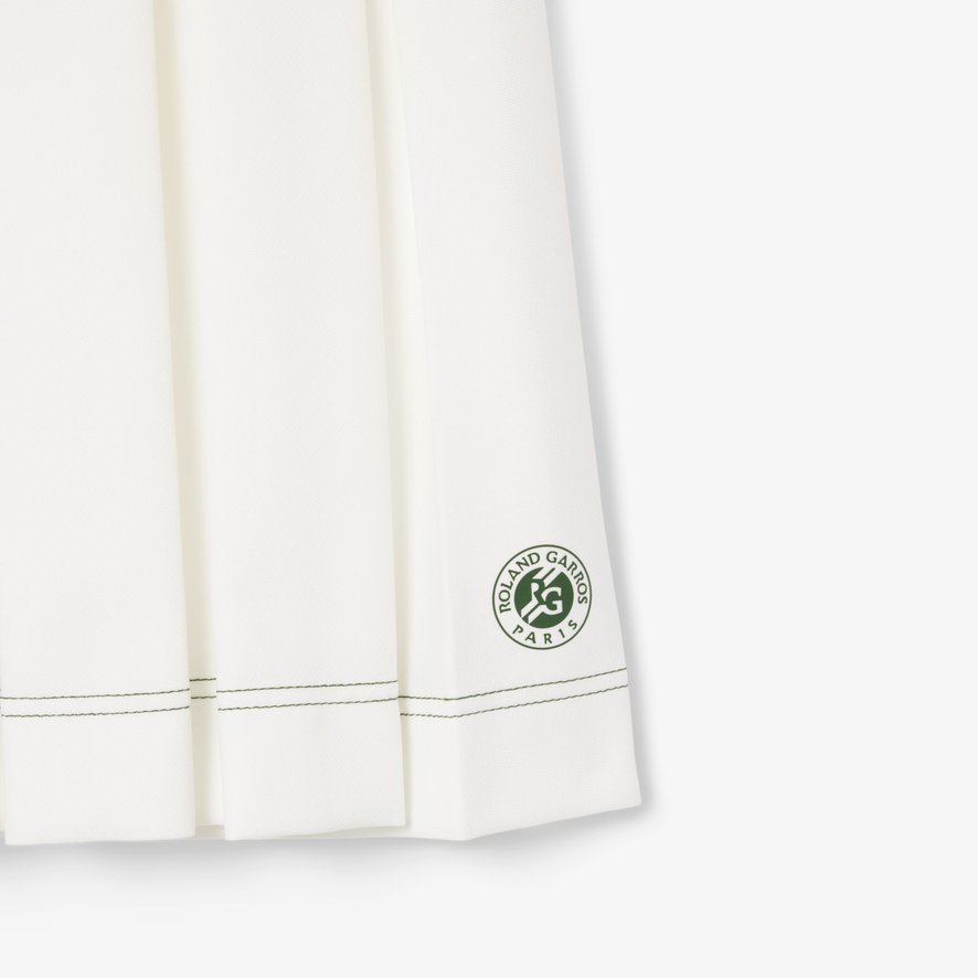 Lacoste x Roland-Garros Club Woman Skirt - Yellow | Roland-Garros