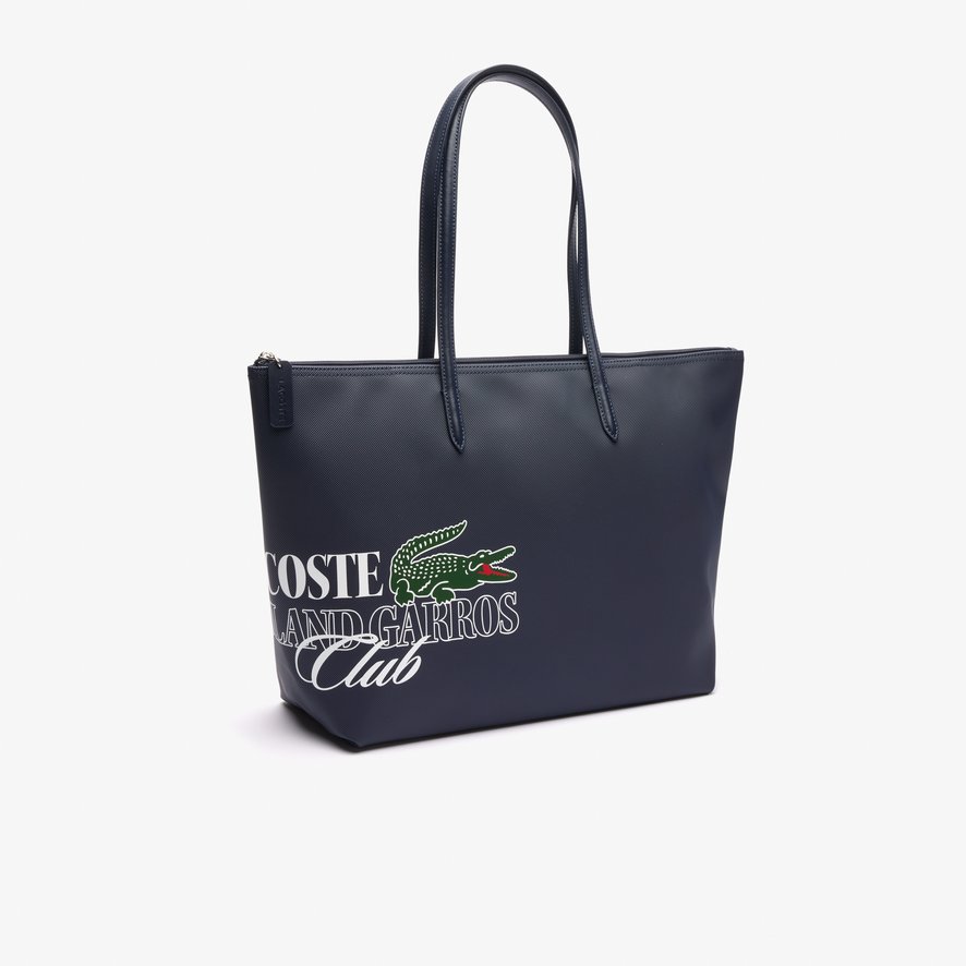 Sac shopping Lacoste x Roland Garros Marine Roland Garros Boutique