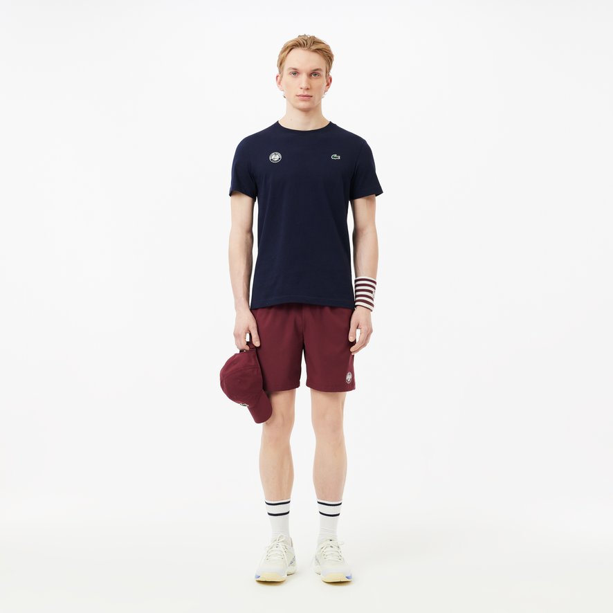 Lacoste x Roland-Garros Man Permanent -shirt – Navy | Roland