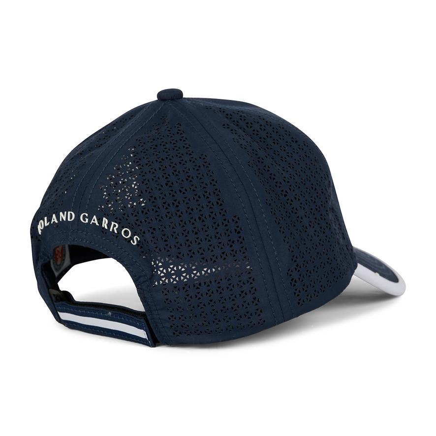 帽子 ALOUND COTTON LOGO CAP NAVY Roland-Garros Microfiber Cap - Navy blue | Roland-Garros Store